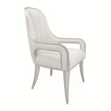 Penthouse Ash Gray Dining Arm Chair from Michael Amini - Luna Furniture