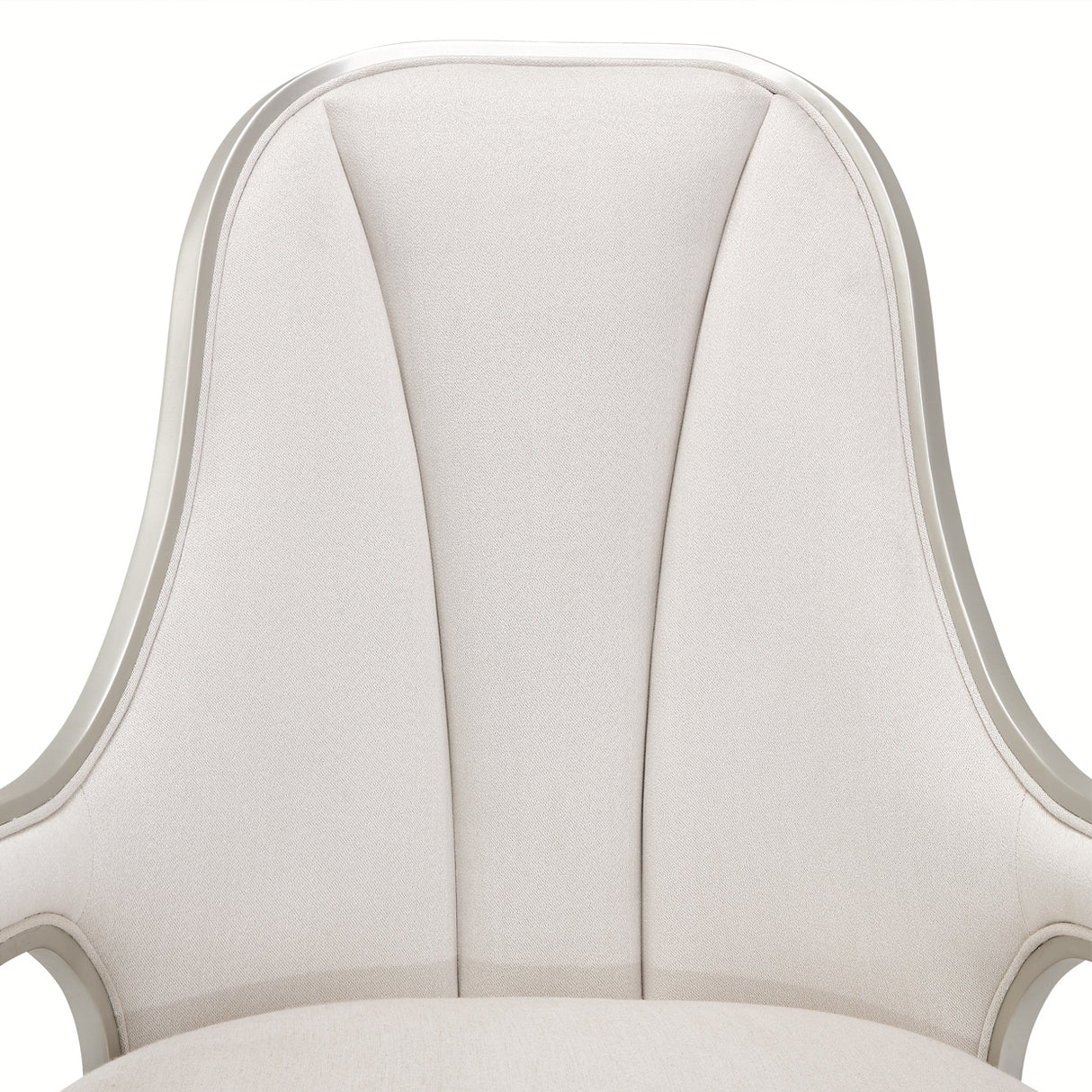 Penthouse Ash Gray Dining Arm Chair from Michael Amini - Luna Furniture
