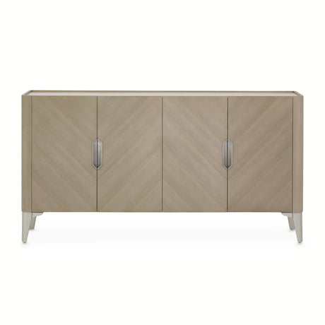 Penthouse Ash Gray Sideboard from Michael Amini - Luna Furniture