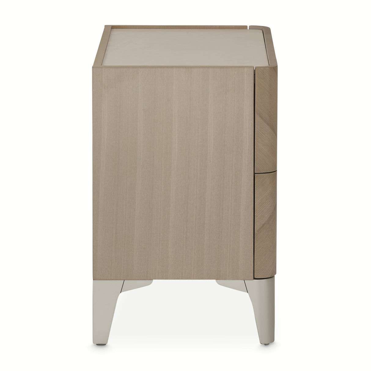 Penthouse Ash Gray Nightstand from Michael Amini - Luna Furniture