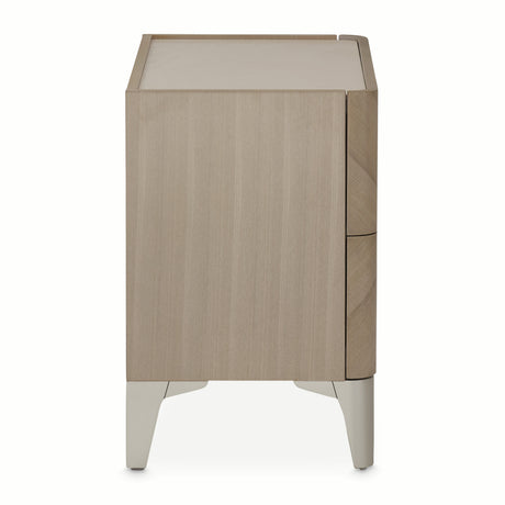 Penthouse Ash Gray Nightstand from Michael Amini - Luna Furniture