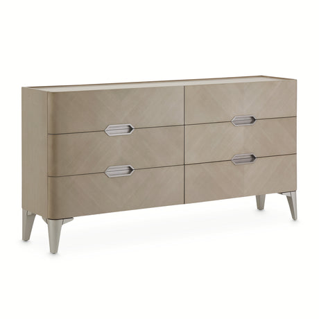 Penthouse Ash Gray Dresser from Michael Amini - Luna Furniture
