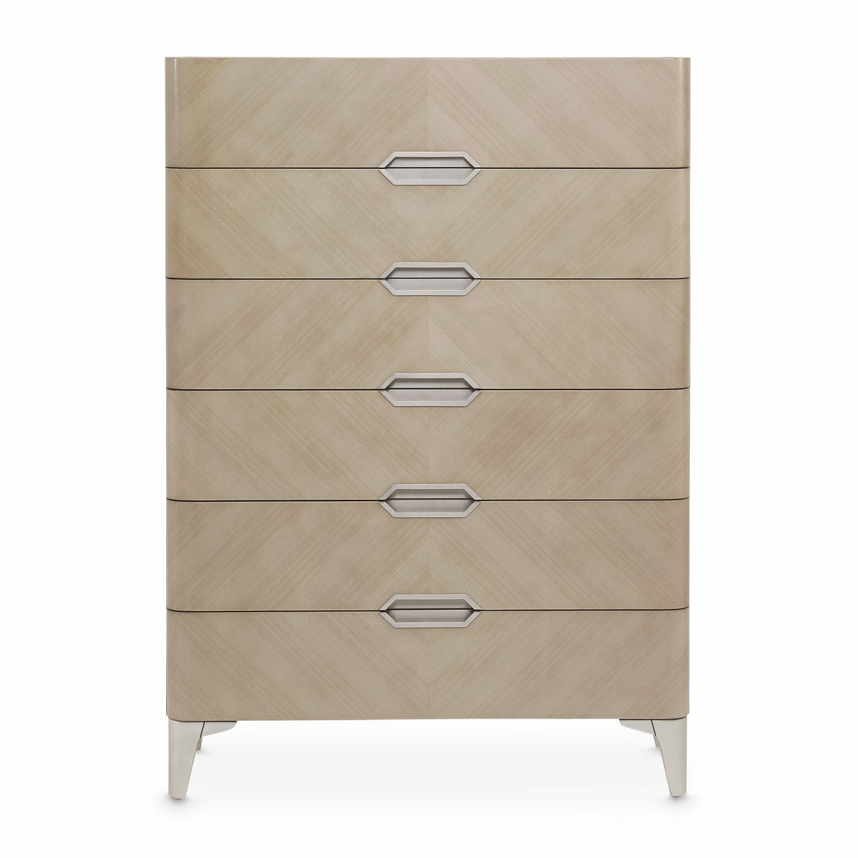 Penthouse Ash Gray 6-drawer Chest from Michael Amini - Luna Furniture