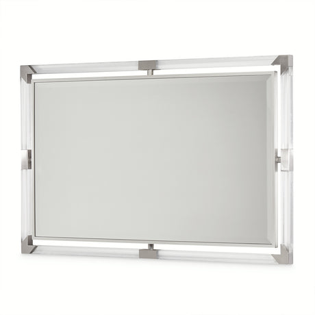Penthouse Ash Gray Wall Mirror from Michael Amini - Luna Furniture