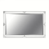 Penthouse Ash Gray Wall Mirror from Michael Amini - Luna Furniture