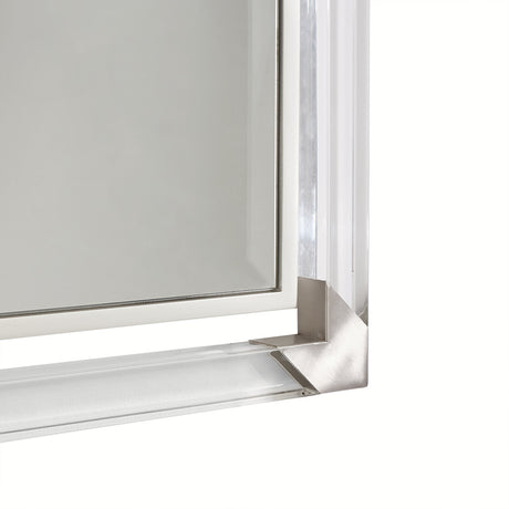 Penthouse Ash Gray Wall Mirror from Michael Amini - Luna Furniture
