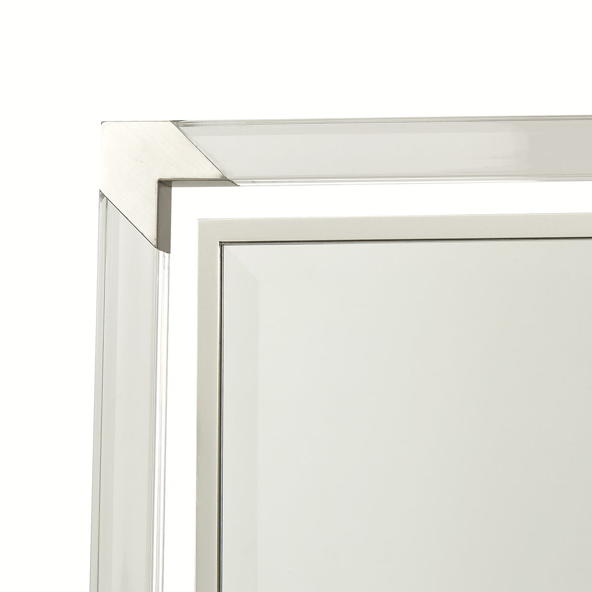 Penthouse Ash Gray Wall Mirror from Michael Amini - Luna Furniture