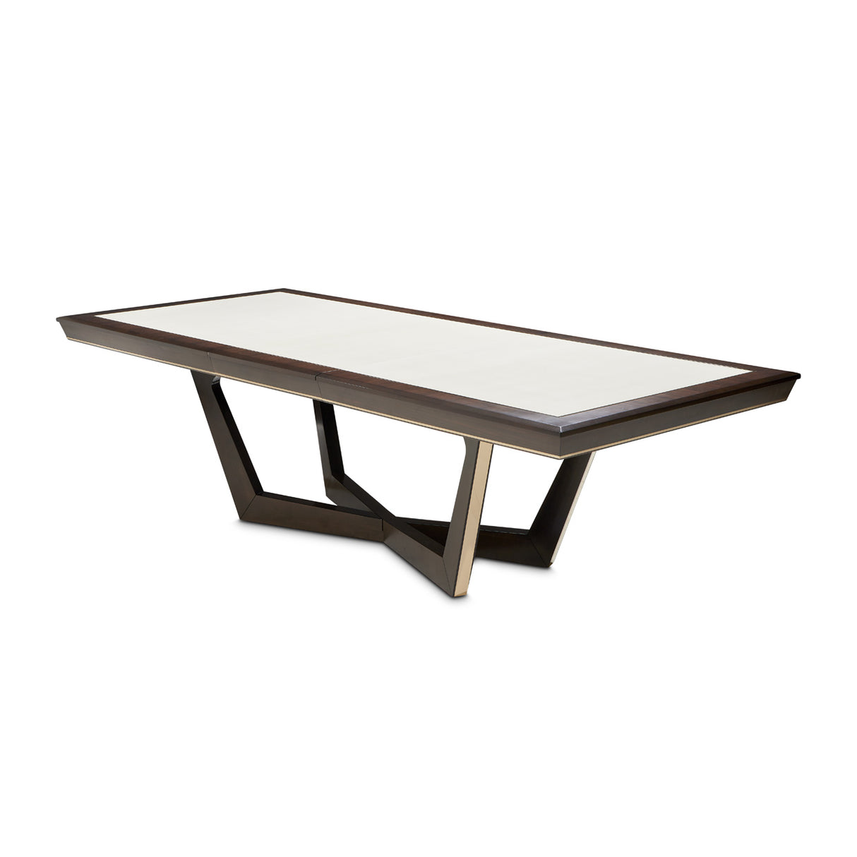 Belmont Place Espresso Rectangular Dining Table from Michael Amini - Luna Furniture