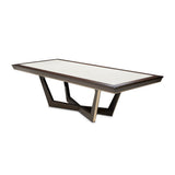 Belmont Place Espresso Rectangular Dining Table from Michael Amini - Luna Furniture