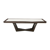 Belmont Place Espresso Rectangular Dining Table from Michael Amini - Luna Furniture