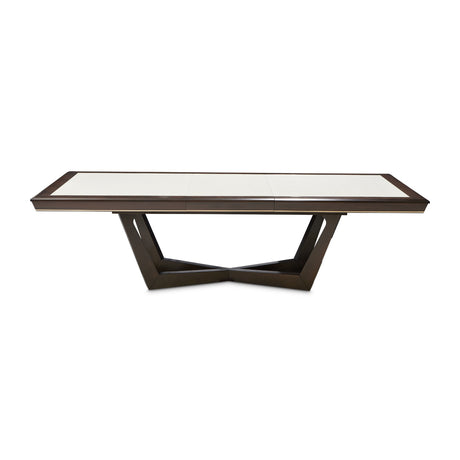 Belmont Place Espresso Rectangular Dining Table from Michael Amini - Luna Furniture