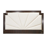 Belmont Place Espresso Cal. King Upholstered Bed from Michael Amini - Luna Furniture