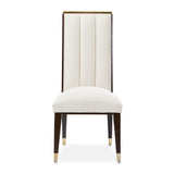Belmont Place Espresso Dining Side Chair from Michael Amini - Luna Furniture