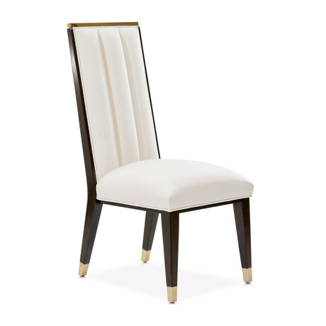 Belmont Place Espresso Dining Side Chair from Michael Amini - Luna Furniture