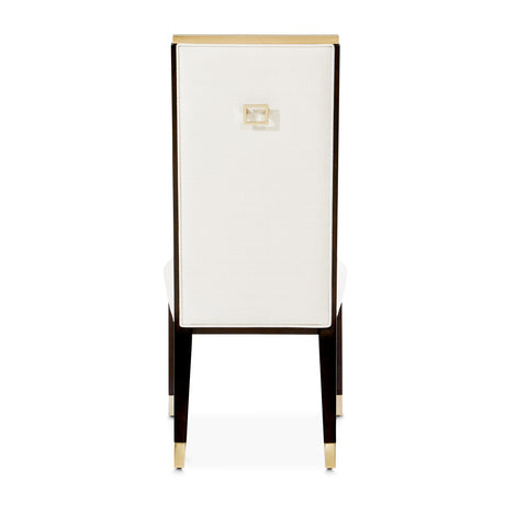 Belmont Place Espresso Dining Side Chair from Michael Amini - Luna Furniture