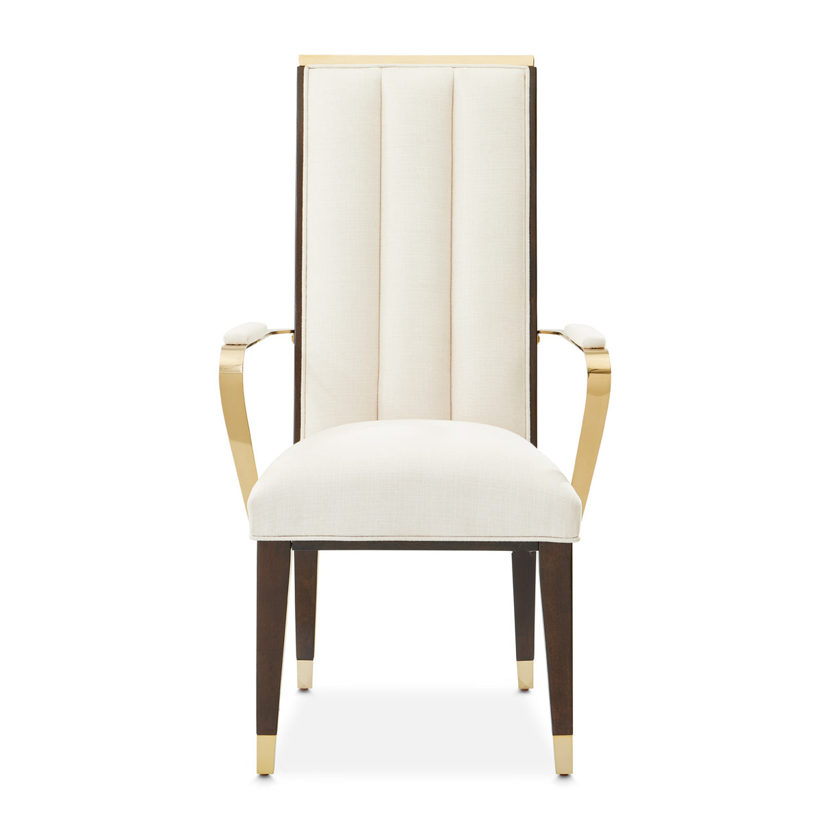 Belmont Place Espresso Dining Arm Chair from Michael Amini - Luna Furniture