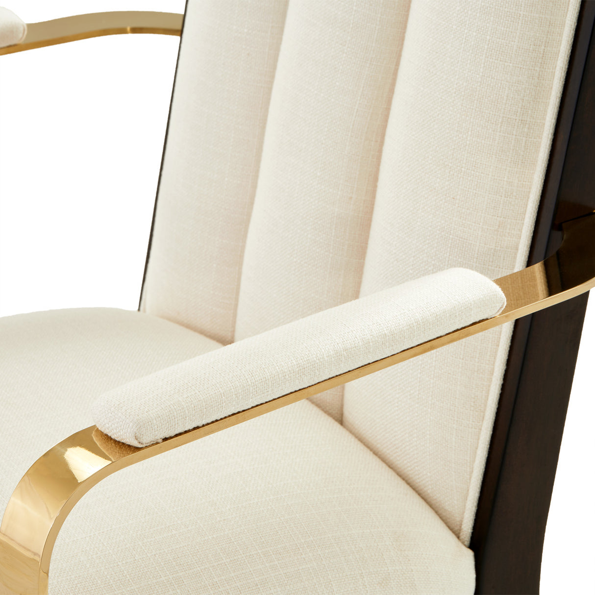 Belmont Place Espresso Dining Arm Chair from Michael Amini - Luna Furniture