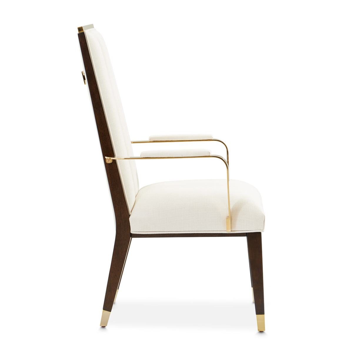 Belmont Place Espresso Dining Arm Chair from Michael Amini - Luna Furniture