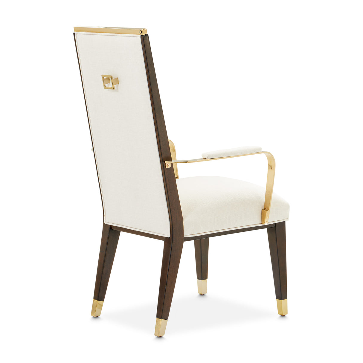 Belmont Place Espresso Dining Arm Chair from Michael Amini - Luna Furniture