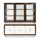 Belmont Place Espresso China Cabinet from Michael Amini - Luna Furniture