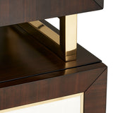 Belmont Place Espresso China Cabinet from Michael Amini - Luna Furniture