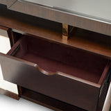 Belmont Place Espresso China Cabinet from Michael Amini - Luna Furniture