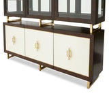 Belmont Place Espresso China Cabinet from Michael Amini - Luna Furniture