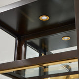 Belmont Place Espresso China Cabinet from Michael Amini - Luna Furniture