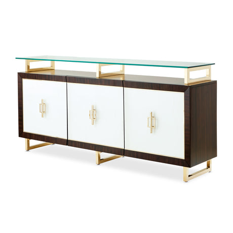 Belmont Place Espresso Sideboard from Michael Amini - Luna Furniture