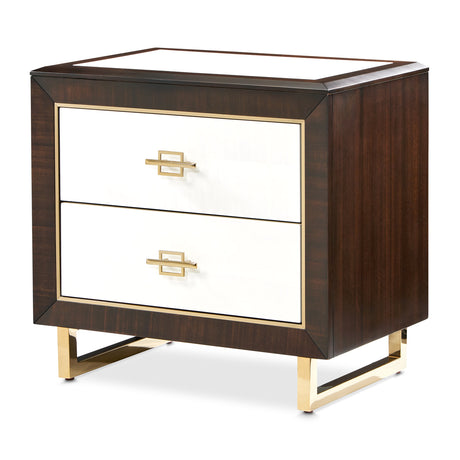 Belmont Place Espresso Nightstand from Michael Amini - Luna Furniture