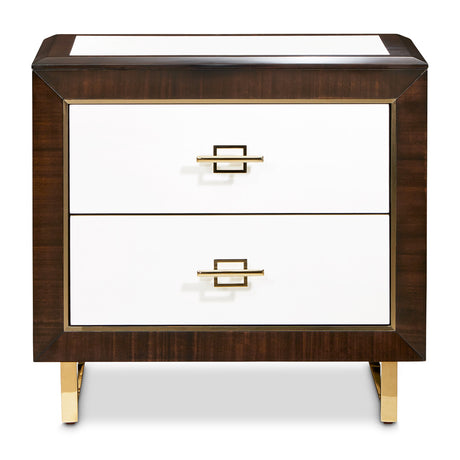 Belmont Place Espresso Nightstand from Michael Amini - Luna Furniture