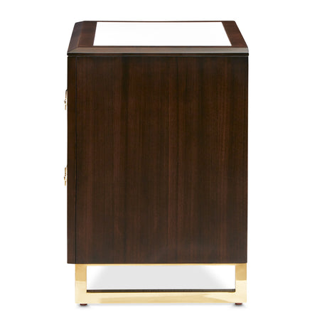 Belmont Place Espresso Nightstand from Michael Amini - Luna Furniture