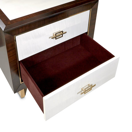 Belmont Place Espresso Nightstand from Michael Amini - Luna Furniture
