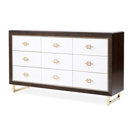 Belmont Place Espresso Dresser from Michael Amini - Luna Furniture