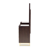 Belmont Place Espresso Vanity With Mirror from Michael Amini - Luna Furniture