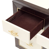 Belmont Place Espresso Vanity Desk from Michael Amini - Luna Furniture