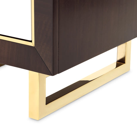 Belmont Place Espresso Vanity Desk from Michael Amini - Luna Furniture