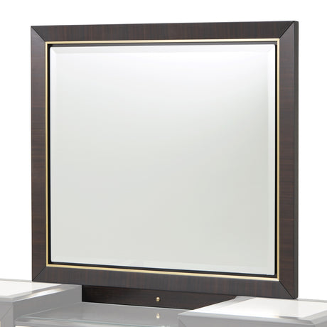 Belmont Place Espresso Vanity Mirror With Led Lighting from Michael Amini - Luna Furniture