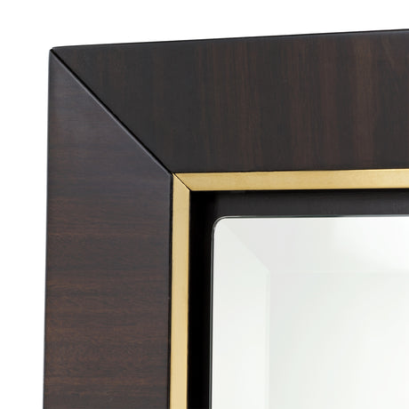 Belmont Place Espresso Vanity Mirror With Led Lighting from Michael Amini - Luna Furniture