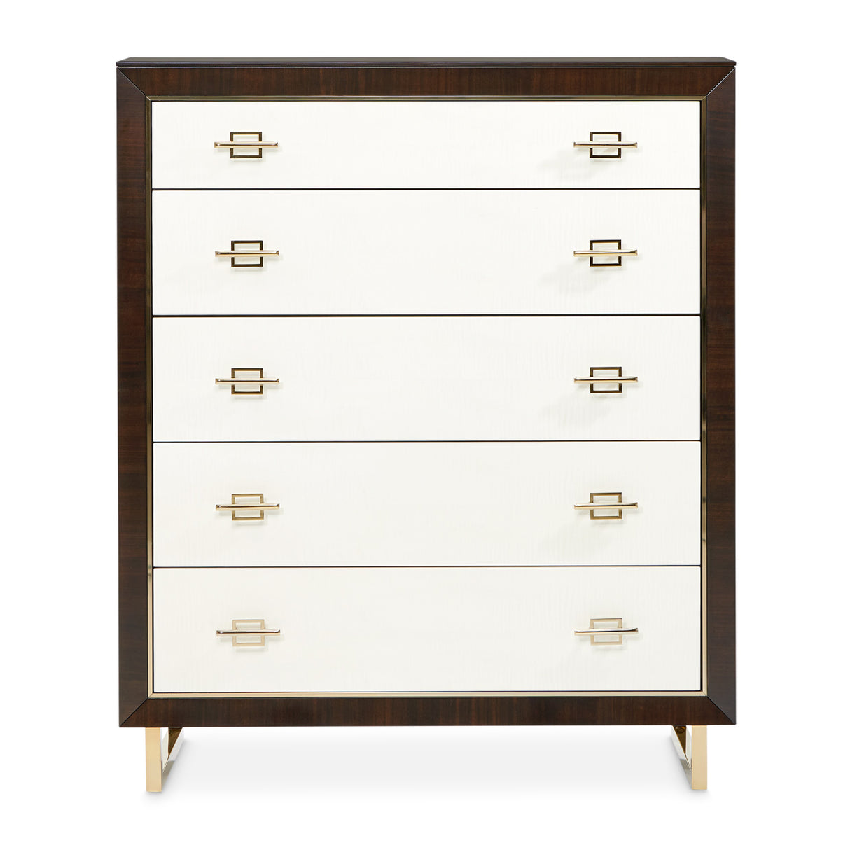 Belmont Place Espresso 5-drawer Chest from Michael Amini - Luna Furniture