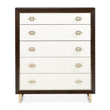 Belmont Place Espresso 5-drawer Chest from Michael Amini - Luna Furniture