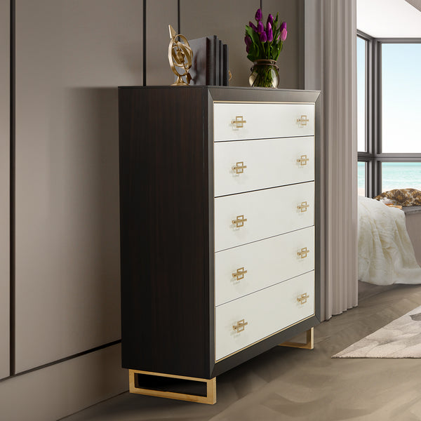 Belmont Place Espresso 5-drawer Chest
