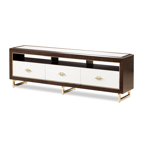 Belmont Place Espresso Media Cabinet from Michael Amini - Luna Furniture