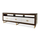 Belmont Place Espresso Media Cabinet from Michael Amini - Luna Furniture