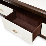 Belmont Place Espresso Media Cabinet from Michael Amini - Luna Furniture
