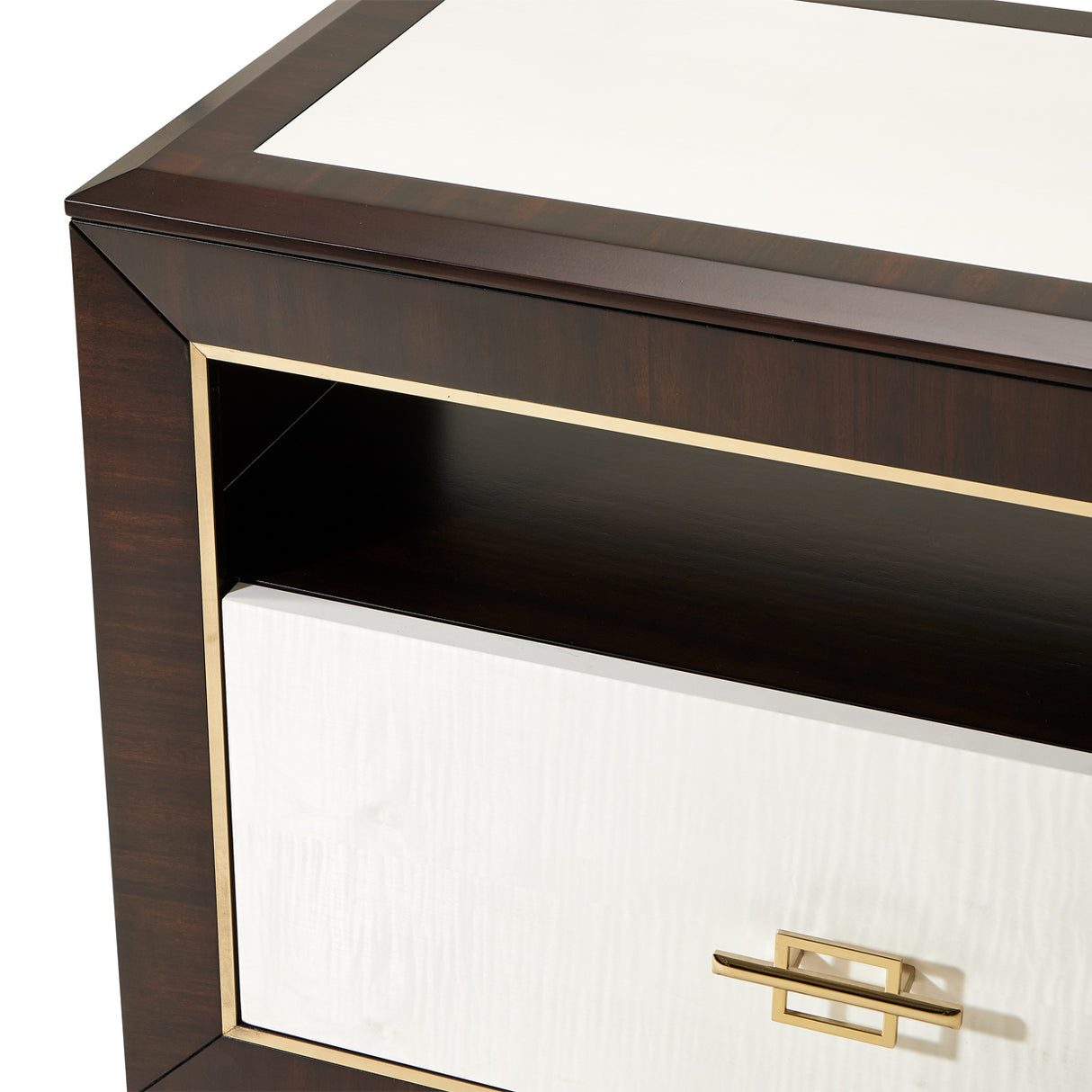 Belmont Place Espresso Media Cabinet from Michael Amini - Luna Furniture