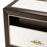 Belmont Place Espresso Media Cabinet from Michael Amini - Luna Furniture