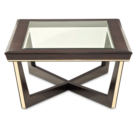 Belmont Place Espresso Cocktail Table from Michael Amini - Luna Furniture