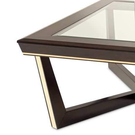 Belmont Place Espresso Cocktail Table from Michael Amini - Luna Furniture