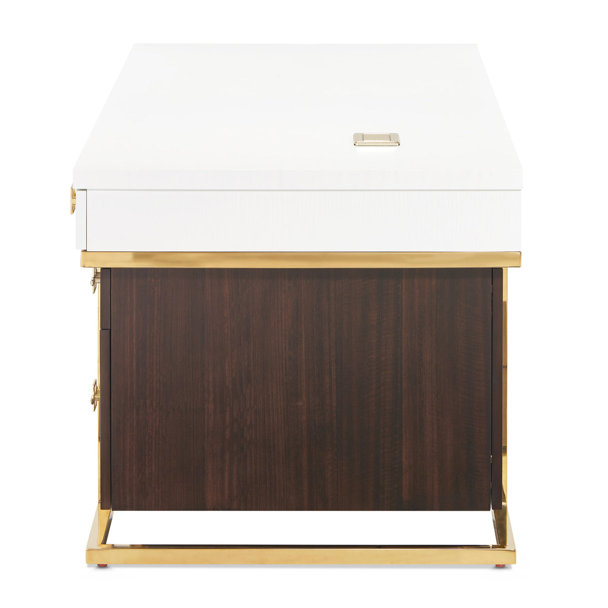 Belmont Place Espresso Desk from Michael Amini - Luna Furniture